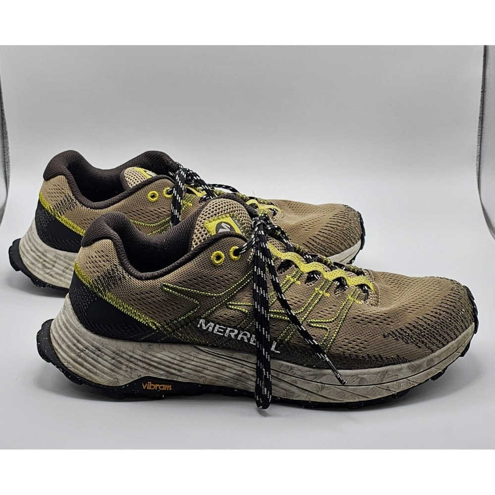 Merrell Moab Flight Mens 9.5 Lightweight Trail Running Hiking‎ Vibram Shoes